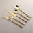 Meade Sundance PVD 5 Pc. Flatware Set-23581062