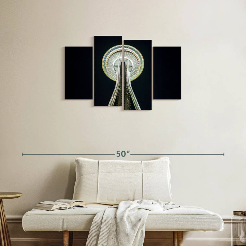 Lynelle Space Needle Tower, 22" H x 36" W