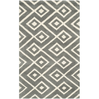 Huntersville Geometric Wool Hand Woven Area Rug