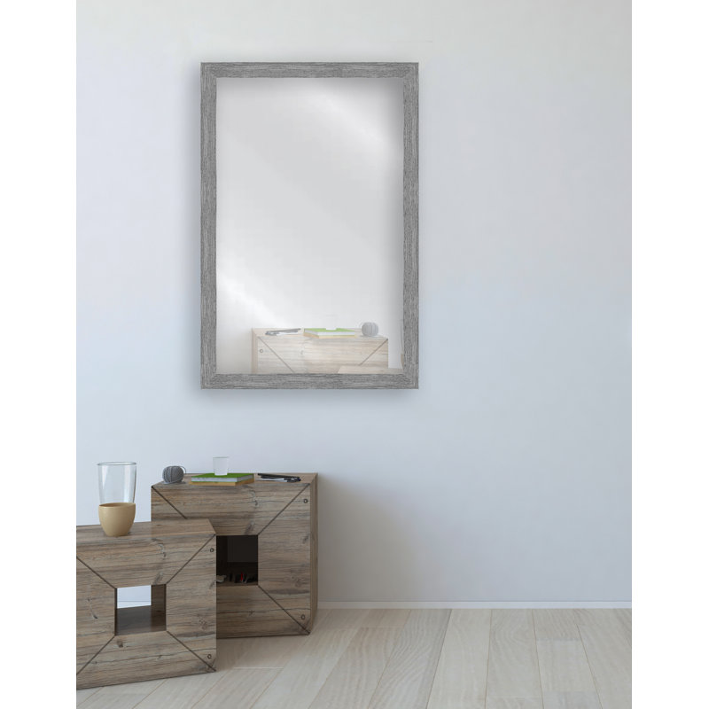Miroir mural, gris