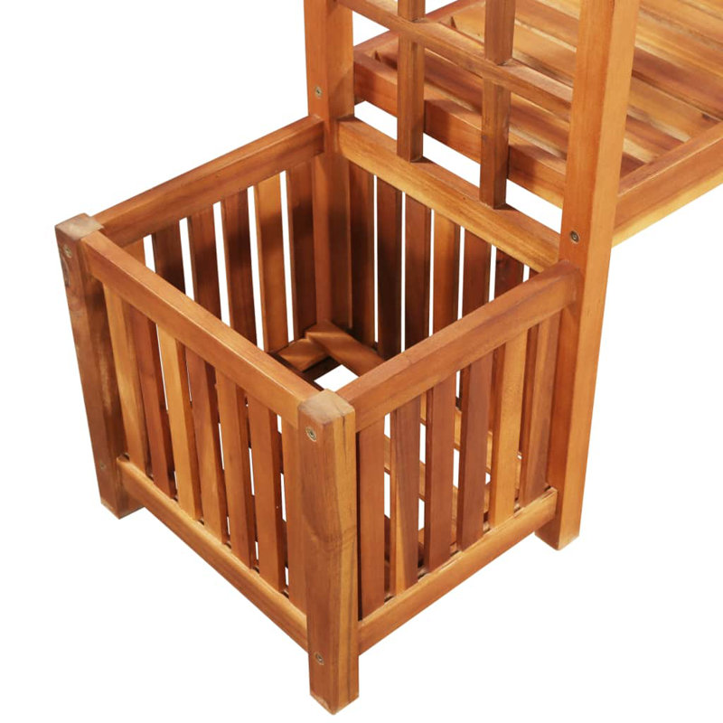 Solid Wood Acacia Outdoor Bench