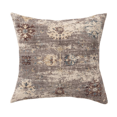 Rust Bohemian Medallion Polyester Throw Pillow Cover