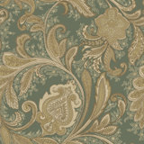 Elegance Collection Paisley Design Pearlescent Finish Wallpaper Roll
