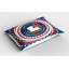 Ensemble de 2 taies décoratives Ambesonne Louisiana blanc et bleu vermillon Pelican State Design-100213708
