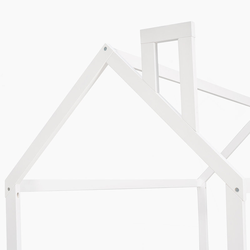 Bed House Bed Frame with Fence, for Kids, Teens, Twin