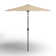 Delaplaine 9' Solid Octagon Market Umbrella with Push-Button Tilt