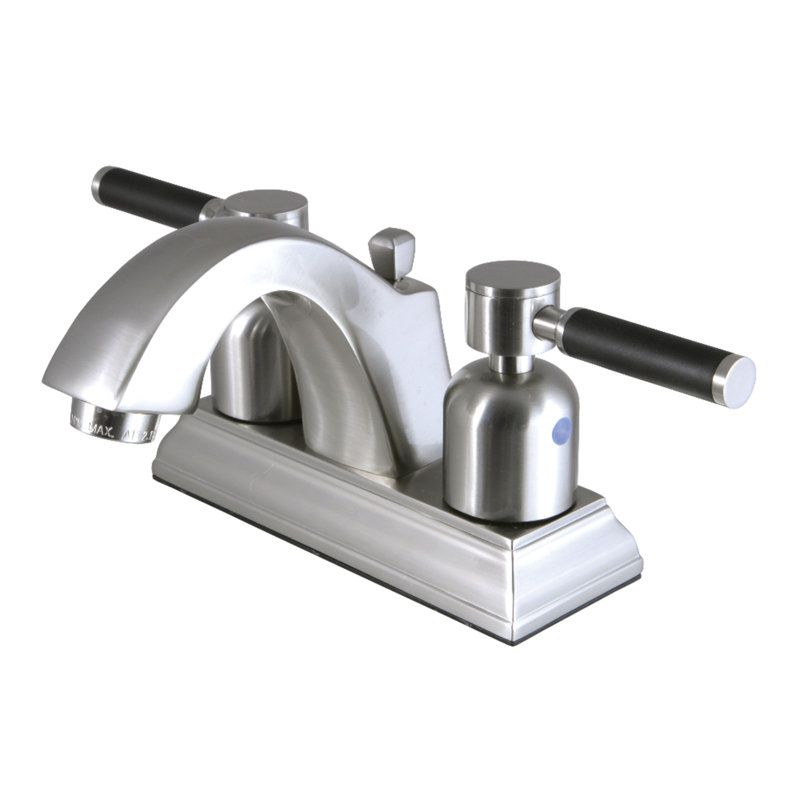 Robinet pour salle de bain avec ensemble de drain central à Kaiser, Chrome poli