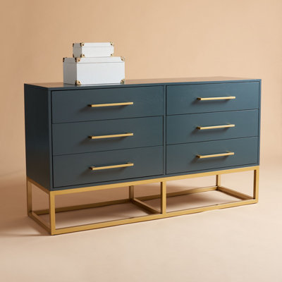 Commode à 6 tiroirs Sheldon