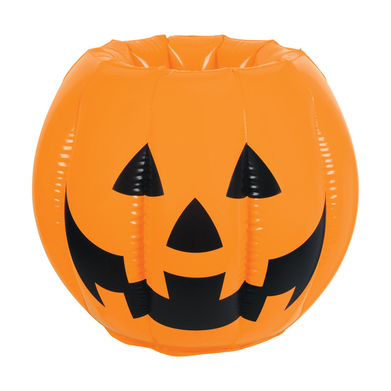 Glacière d'Halloween gonflable Jack-O-Lantern