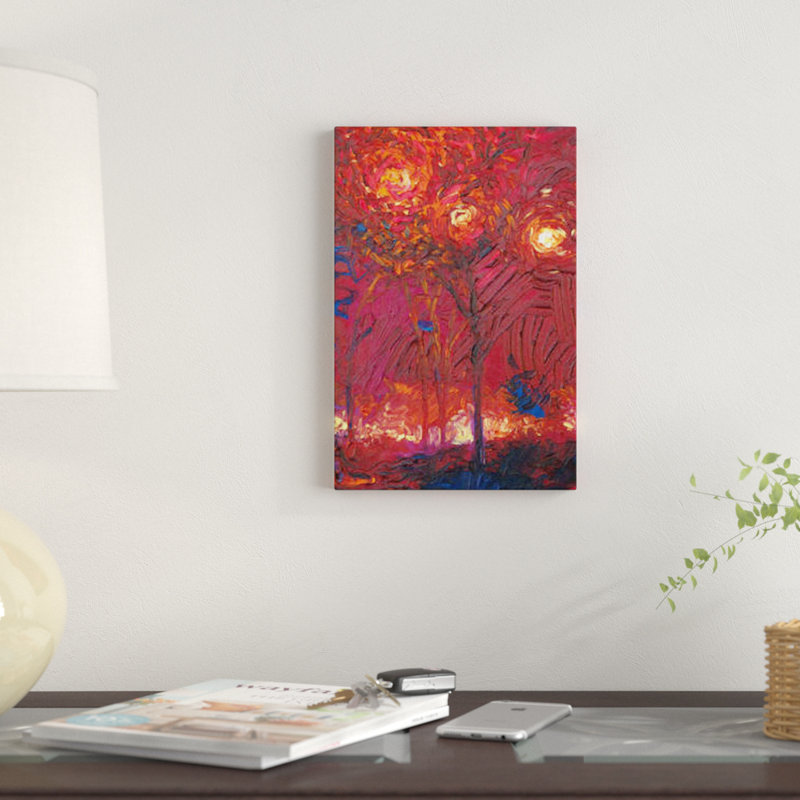 « rm 090 » par iris scott abstracts, impression sur toile, H 12 po x l 8 po x P 0,75 po, Toile tendue, Pas de tapis