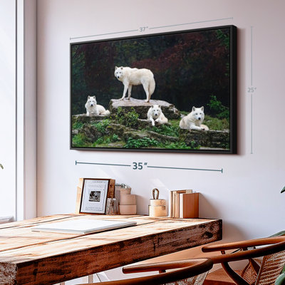 "Art loup arctique"