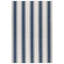 Blue Awning Stripe Machine Printed Washable Rug-1227663943