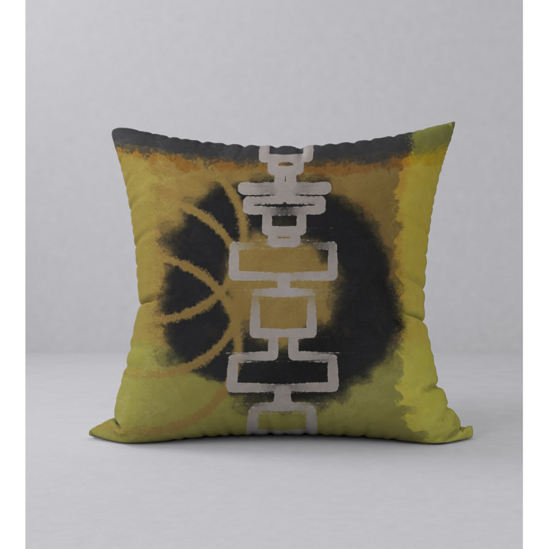  Housse et insert de coussin décoratif carré pur-sang Flair, H 20 po x l 20 po