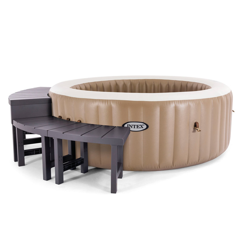 Intex 28515E 2 Medium PureSpa Accessories Benches, Compatible w/ 4 Person Spas