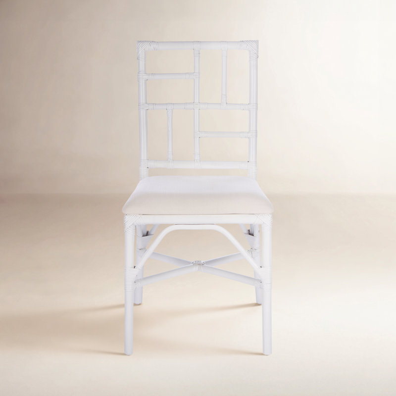 Chaise parsons Mylas Elston, Blanc