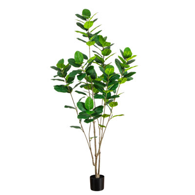 7Ft. Artificial Minimalist Audrey Ficus Tree