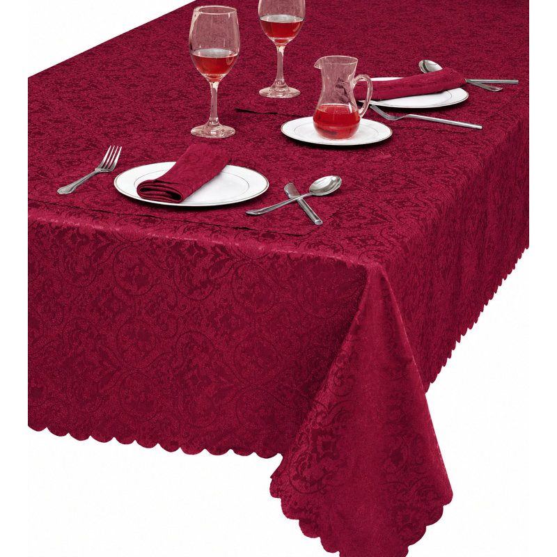 Table Runner Jacquard, 72cm L x 13cm W, Red