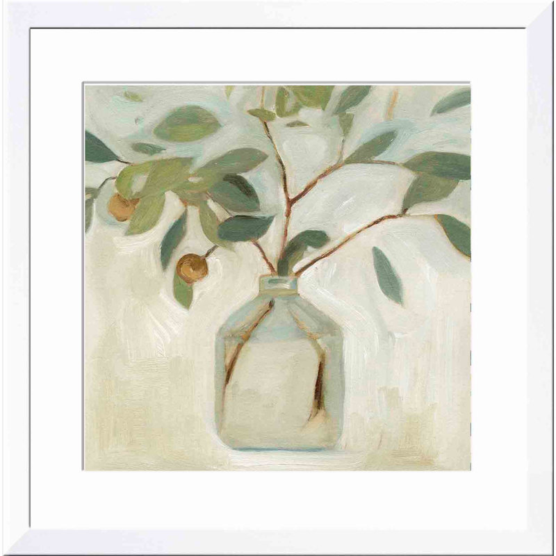 " Neutral Arrangement I " Painting Print, 24.09" H x 24.09" W x 1.1" D, German Silver
