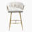 Rukija Upholstered Gold Plated Barstools-120011189