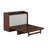 Tucson Wood Murphy Bed Chest with Storage Drawer, Built-in Charging station and Mattress-73206065-73206070