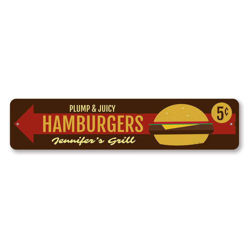 Plaque en aluminium Juuche, H 6 po x l 24 po x P 0,06 po