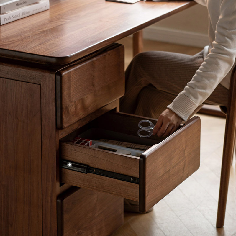Bureau American Style, H 29,76 po x l 62,99 po x P 27,56 po