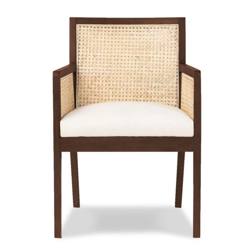 Chaise de salle à manger Toscana Cane, Noyer