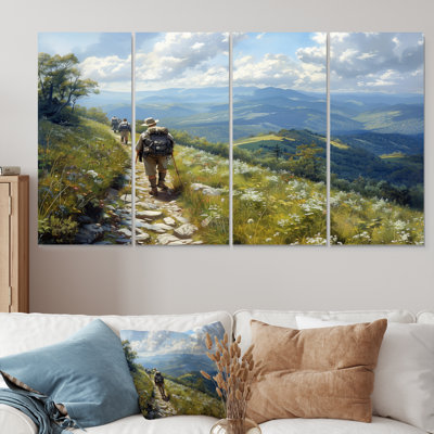 The Appalachian Mountain Trail Hike I - Ensemble de décoration murale de randonnée
