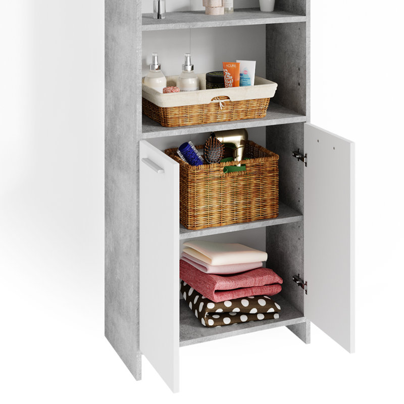 Lachaun Freestanding Linen Cabinet