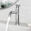 Robinet pour salle de bain à poignée simple à un trou H 8 po Cass-61564713