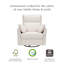 Nori Extra Wide Electronic Recliner and Swivel Glider with USB port-1259511513