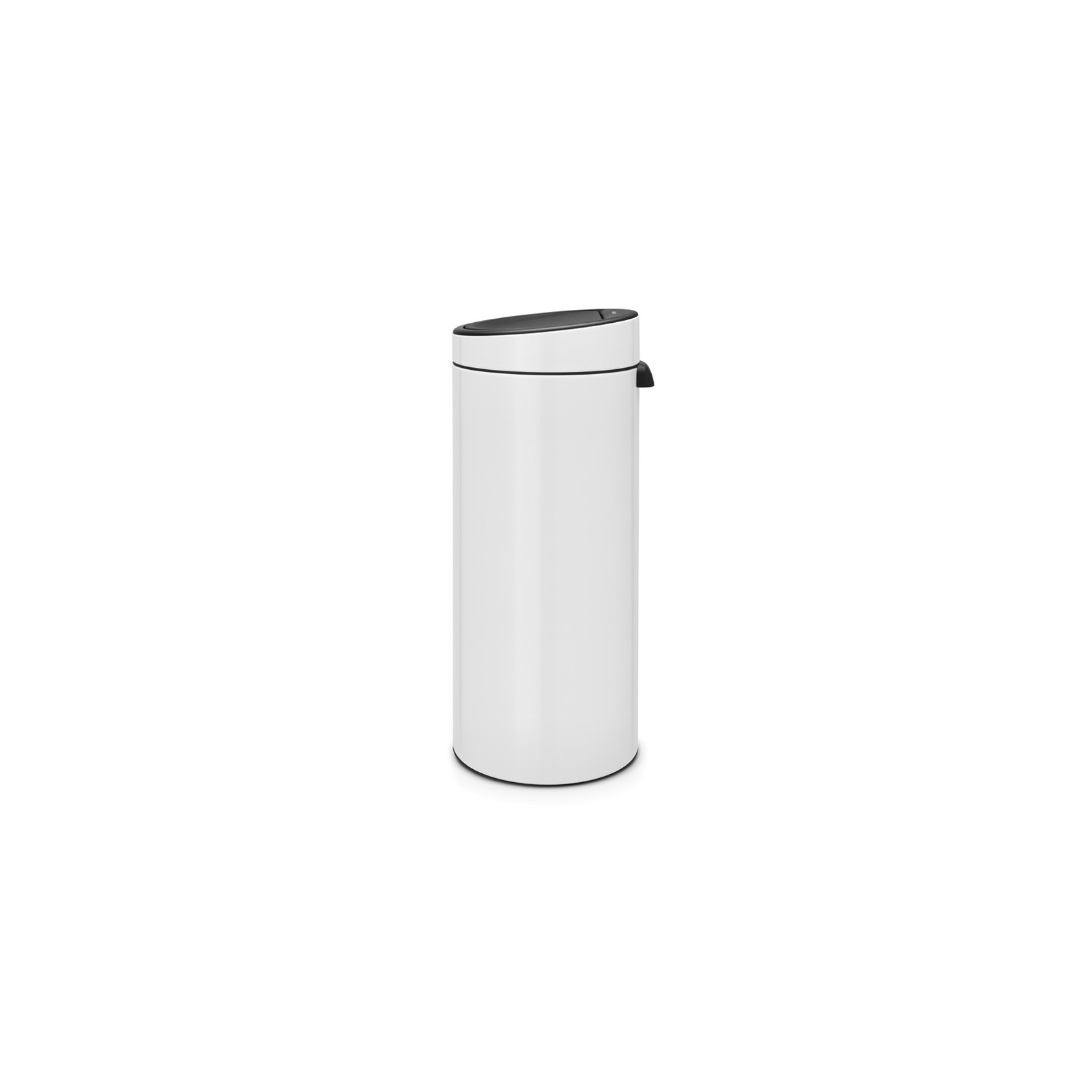 Brabantia 8 Gallon Touch Top Trash Can, White