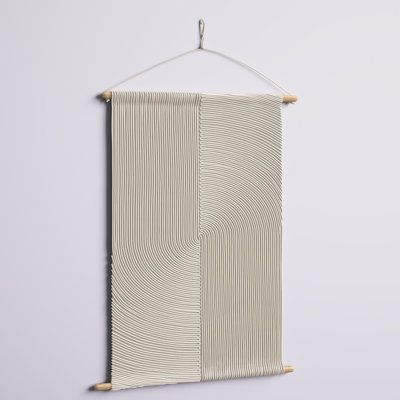 Suspension murale en coton