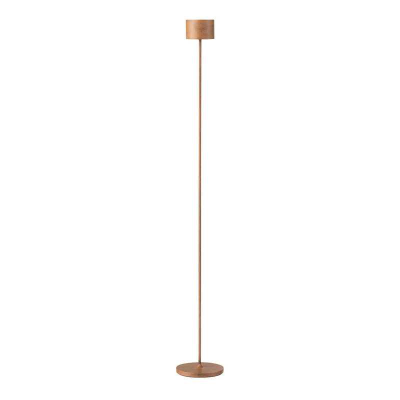 FAROL Mobile Rechargeable 45" LED Floor Lamp, Rusty Patina, Rusty Patina