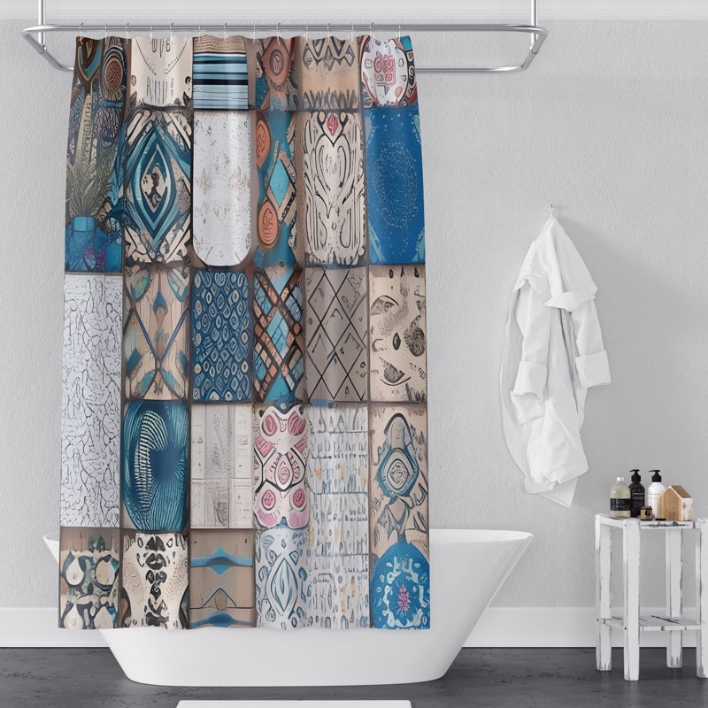 Rideau de douche Arka, H 72 po x l 70 po