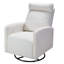Fauteuil inclinable manuel pivotant pivotant avec rotation à 360 degrés, idéal pour le cinéma, le confort de la chambre de bébé et le vol à voile relaxant