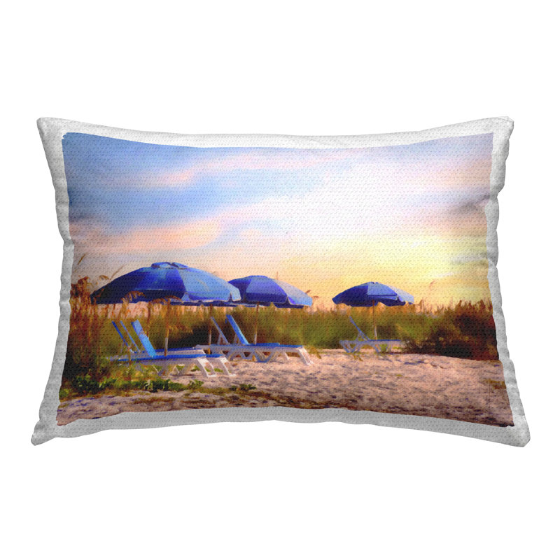 Coussin d'extérieur imprimé Summer Summer Sunrise par Graffi *ee Studios