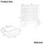 Paire de tables de chevet 2 places Anneka