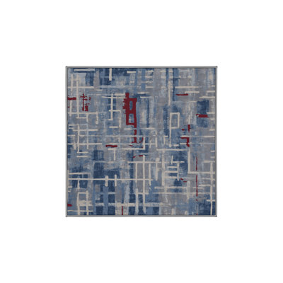 Machine Washable Gray Area Rug