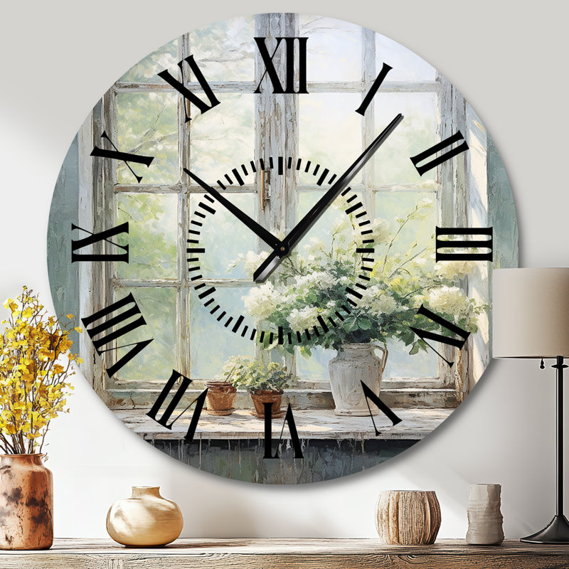 Horloge murale campagne noire, Grand