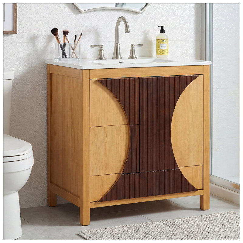 Meuble-lavabo Mid-Century