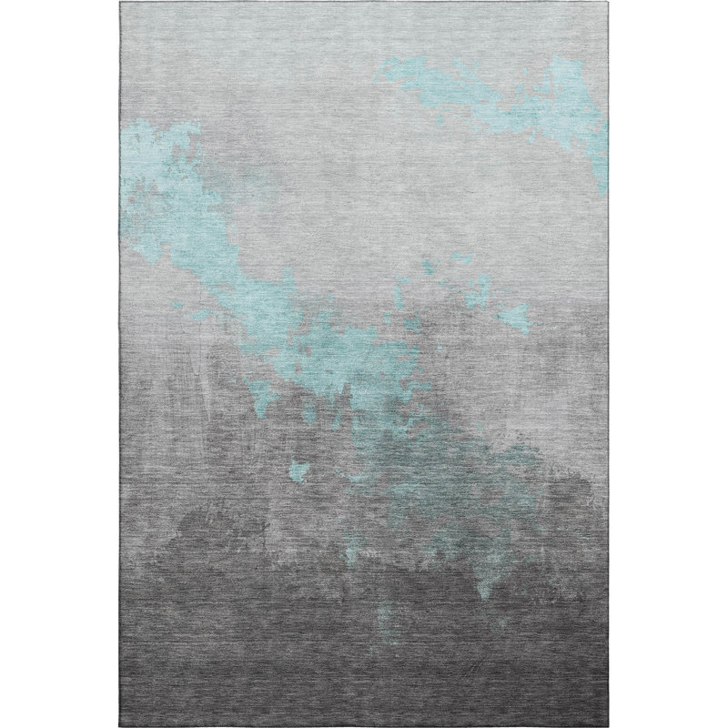 Premium Machine Washable Bennette AMF1881 Modern Rug, Rectangle 10' x 14'