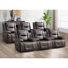 Khristina Dual Motor Power Lift Massage Recliner – 40.2" Wide Overstuffed Home Theater Seat with Heat & USB Charging