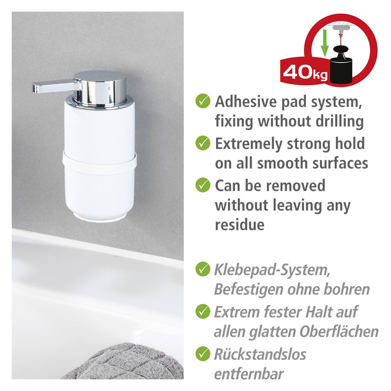 Aiyona Soap / Lotion Dispenser, White