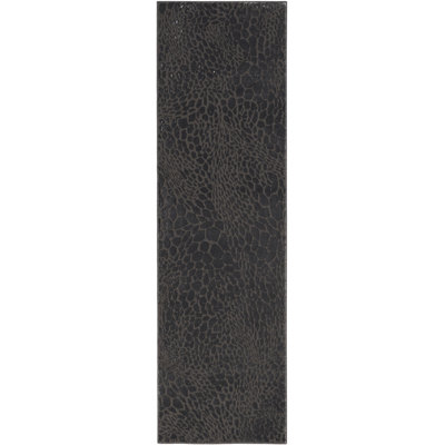 Orren Ellis Lurette Charcoal Silver Modern Indoor Rug