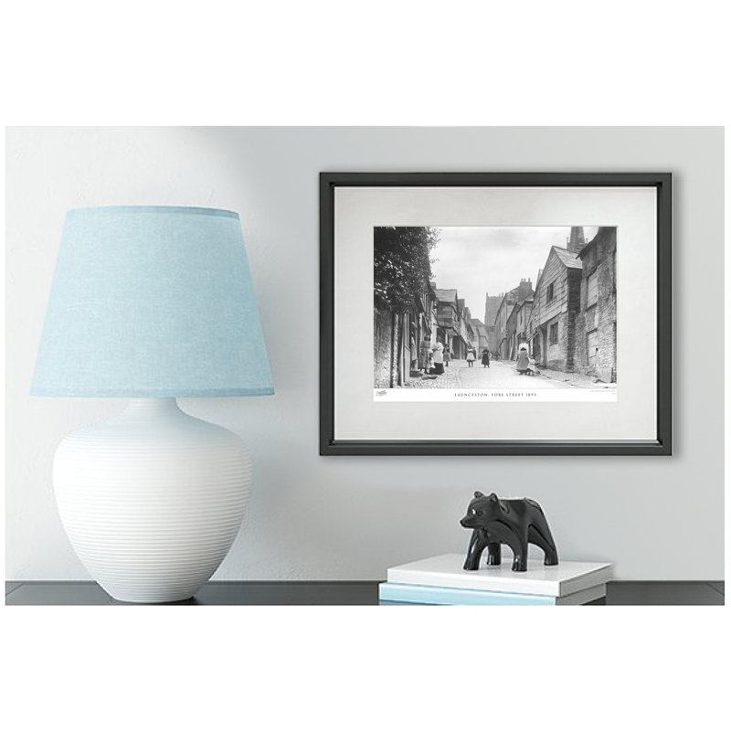Launceston, Fore Street 1893 - Single Picture Frame Print, 40cm H x 50cm W x 2.3cm D