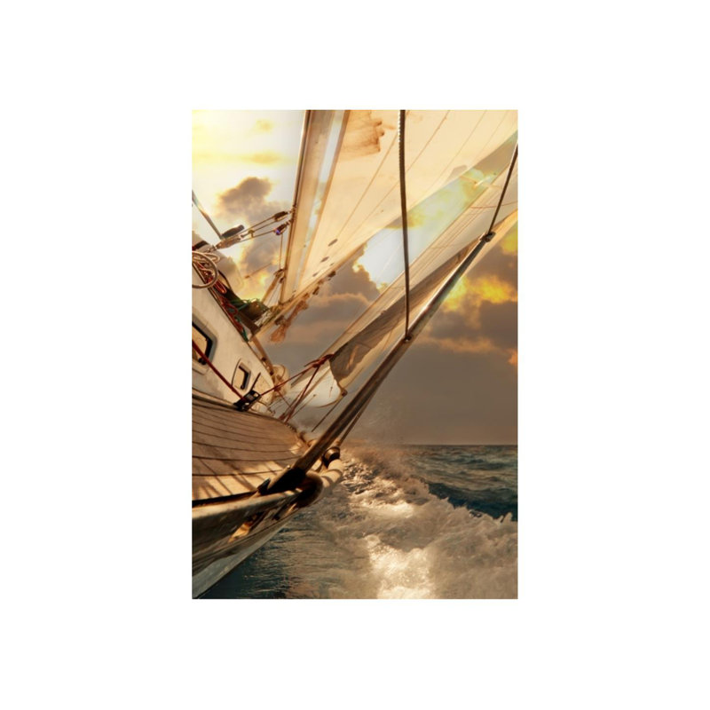 Sunset Sail I Print by Sofia Fox, Outdoor, 54" H x 36" W x 1.5" D