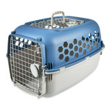 Double Door Dog And Cat Kennel With Top Opening, Multicolor, 24 In