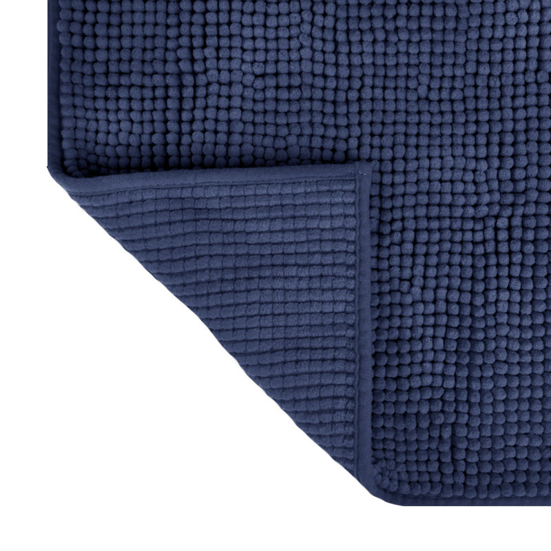 Sanjeev Chenille Bobble Bath Mat, 80cm W x 50cm L