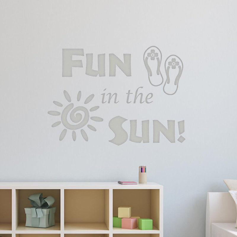 Wall Decal, 22" H x 30" W, Silver